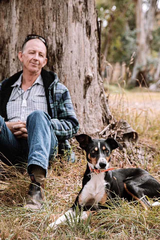 Scott Smith, Nationals Champion 2024, and his dog Wynella Pink